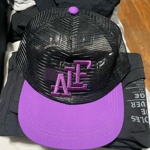 Assholes Live Forever Black & Purple Mesh ALF Hat